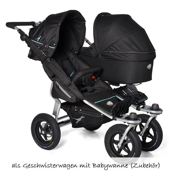 TFK Geschwister- & Zwillingskinderwagen Twin Adventure - Tap Shoe