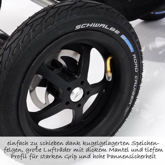 TFK Geschwister- & Zwillingskinderwagen Twin Adventure - Tap Shoe
