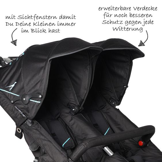 TFK Geschwister- & Zwillingskinderwagen Twin Adventure - Tap Shoe