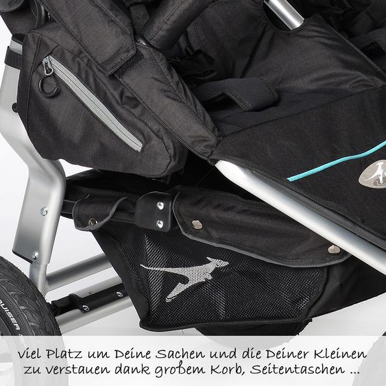 TFK Geschwister- & Zwillingskinderwagen Twin Adventure - Tap Shoe