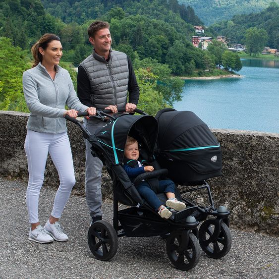 TFK Geschwister- & Zwillingskinderwagen Twin Trail 2 - Tap Shoe