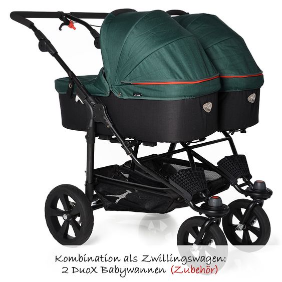 TFK Geschwister- & Zwillingskinderwagen Twin Trail - Pine Grove