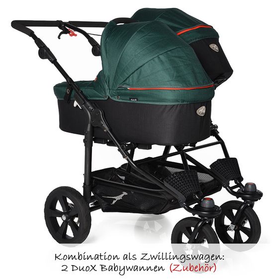 TFK Geschwister- & Zwillingskinderwagen Twin Trail - Pine Grove