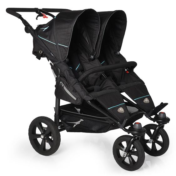 TFK Geschwister- & Zwillingskinderwagen Twin Trail - Tap Shoe