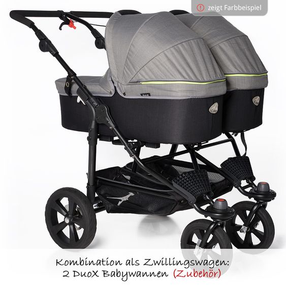 TFK Geschwister- & Zwillingskinderwagen Twin Trail - Tap Shoe