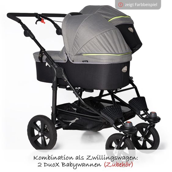 TFK Geschwister- & Zwillingskinderwagen Twin Trail - Tap Shoe