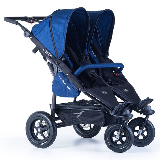 TFK Geschwister- & Zwillingskinderwagen Twinner Lite 2016 - Classicblue