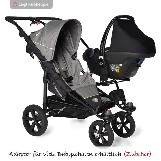 TFK Geschwister- & Zwillingswagen Twin Trail - Tango Red