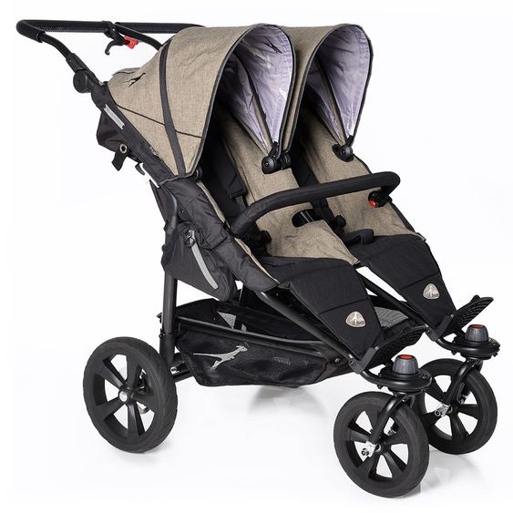 TFK Geschwisterwagen Twin Trail Premium - Schlamm