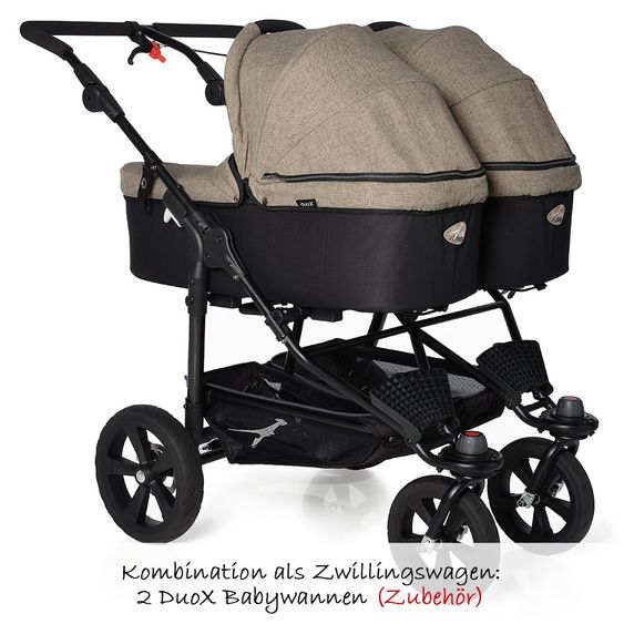 TFK Geschwisterwagen Twin Trail Premium - Schlamm