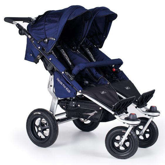 TFK Geschwisterwagen Twinner Twist Duo - Classic Blue