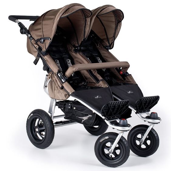 TFK Sibling wagon Twinner Twist Duo - Mud