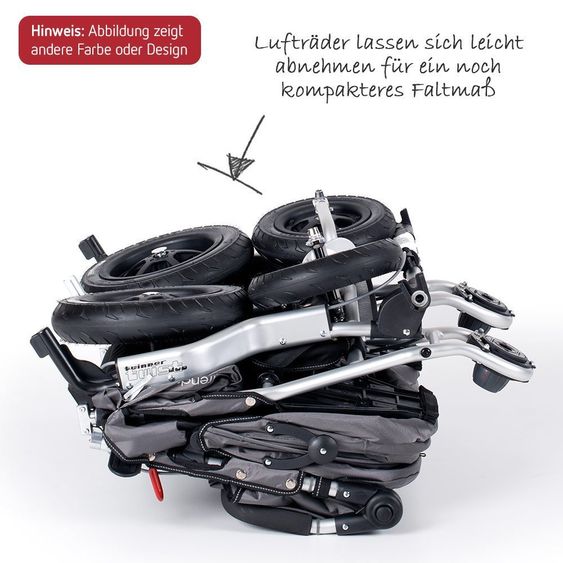 TFK Passeggino Twinner Twist Duo - Nero