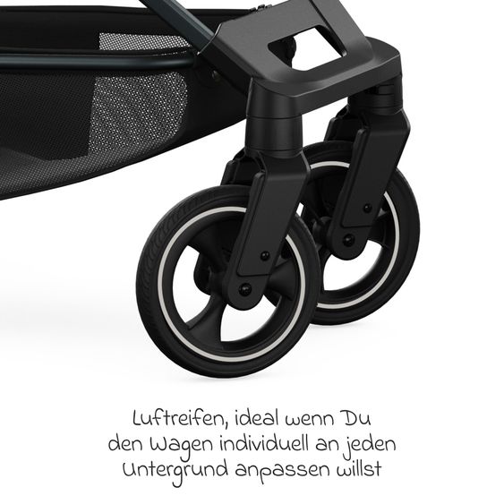 TFK Gestell mit Luftreifen für Mono 4 mit neuem Bremssystem
