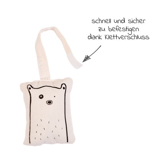Childhome Hängespielzeug 5er Pack für Spielbogen / Spieltrapez - Canvas