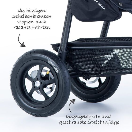 TFK Joggster Lite Twist 2016 - Nero
