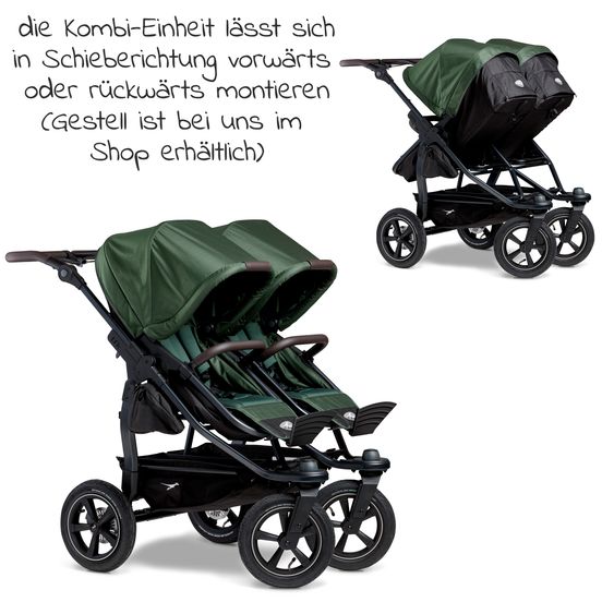 TFK Combination unit (1 x carrycot / seat) for Duo 2 - Olive