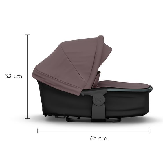 TFK Combi Unit (1 x Carrycot & Seat) for Duo incl. Footboard - Braun