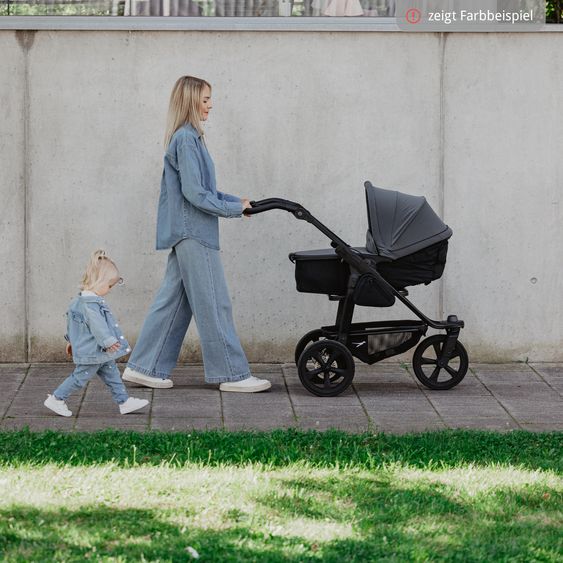 TFK Combi Unit (1 x Carrycot & Seat) for Duo incl. Footboard - Braun