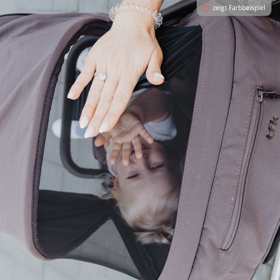 TFK Combi Unit (1 x Carrycot & Seat) for Duo incl. Footboard - Sand