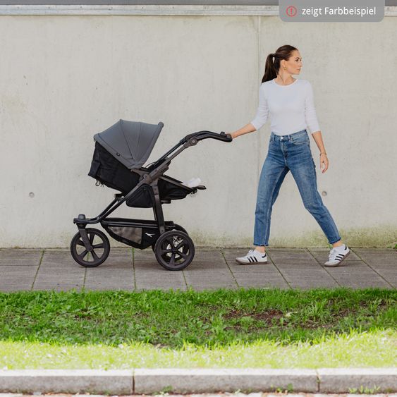 TFK Combi Unit (1 x Carrycot & Seat) for Duo incl. Footboard - Sand