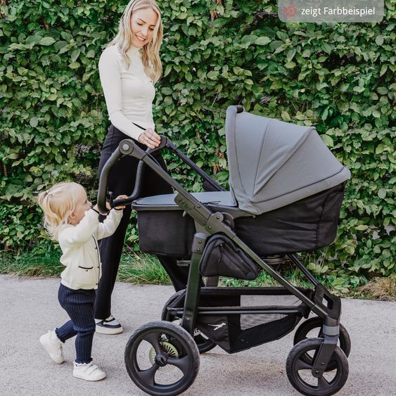 TFK Combi Unit (1 x Carrycot & Seat) for Duo incl. Footboard - Sand