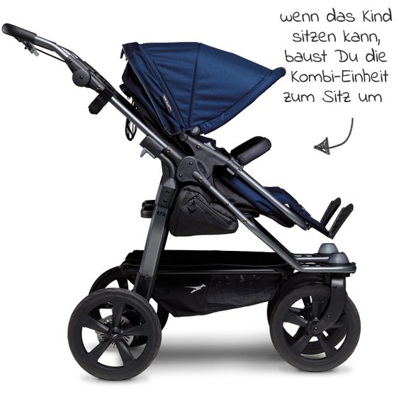 TFK Kombi-Einheit (1 x Wanne & Sitz) für Duo - Marine