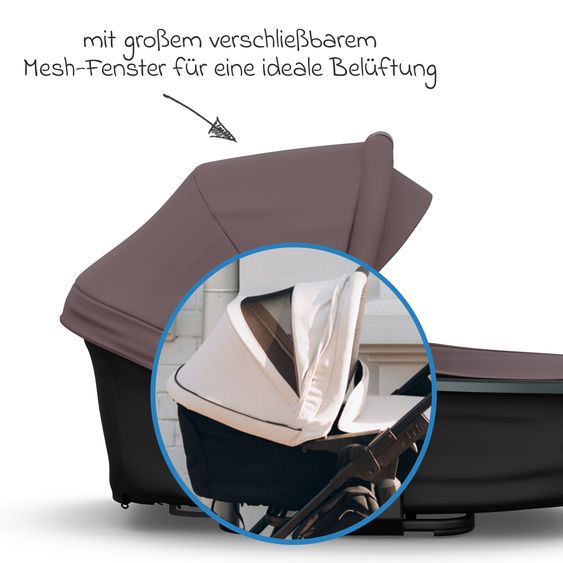 TFK Kombi-Einheit (Wanne & Sitz) für Mono 3/4 & Pro - Braun