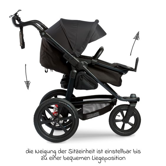 TFK Combi unit (carrycot & seat) for Pro - anthracite