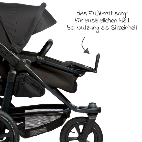 TFK Combi unit (carrycot & seat) for Pro - anthracite