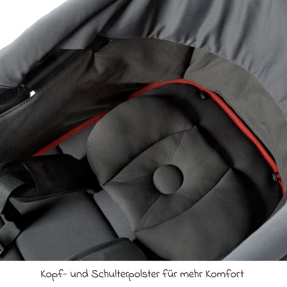 TFK Combi unit (carrycot & seat) for Pro - anthracite