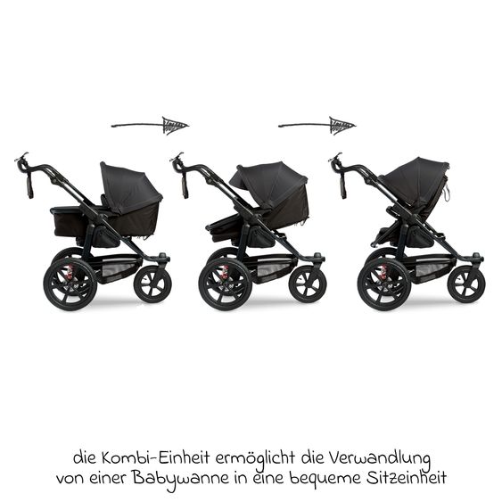 TFK Combi unit (carrycot & seat) for Pro - anthracite