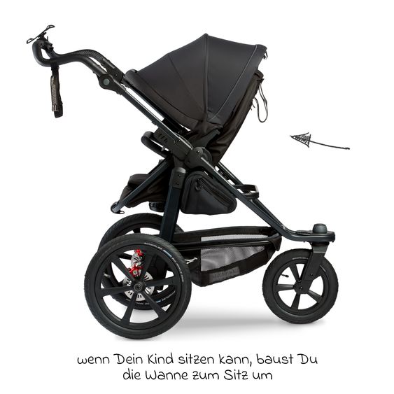 TFK Combi unit (carrycot & seat) for Pro - anthracite