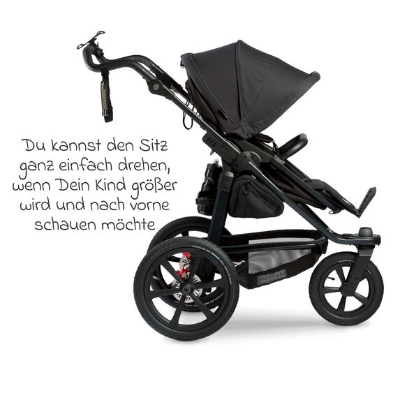 TFK Combi unit (carrycot & seat) for Pro - anthracite