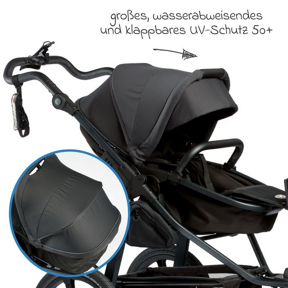 TFK Combi unit (carrycot & seat) for Pro - anthracite