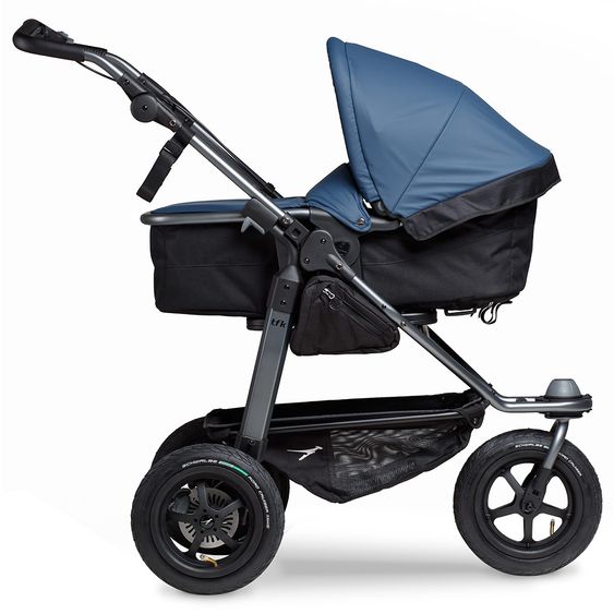 TFK Passeggino combinato Mono con pneumatici - incl. unità combinata (navicella + seduta) + pacchetto accessori XXL Zamboo - antisettico