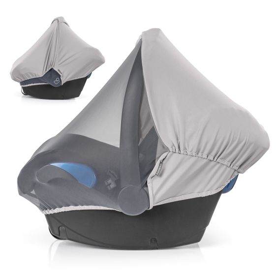 TFK Kombi-Kinderwagen Mono mit Luftreifen, Kombi-Einheit, Babyschale Cabriofix, Isofix-Basis & XXL-Zamboo Zubehör - Olive