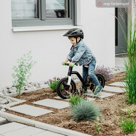 TFK Laufrad Balance Bike mit Luftreifen, Trageschlaufe & verstellbarem Sattel - Orange