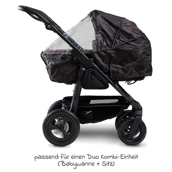 TFK Regenschutz für eine Duo Kombi-Einheit (Babywanne + Sitz)