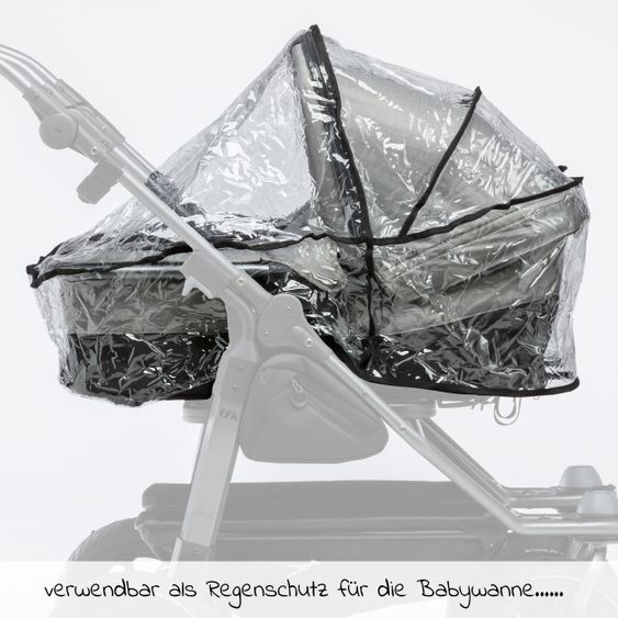 TFK Regenschutz für eine Duo Kombi-Einheit (Babywanne + Sitz)