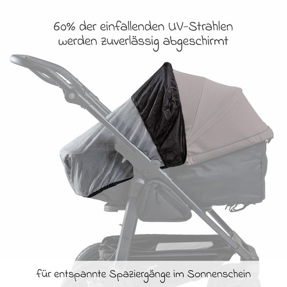 TFK Protezione solare per un'unità Duo combinata (Navicella + Seggiolino)