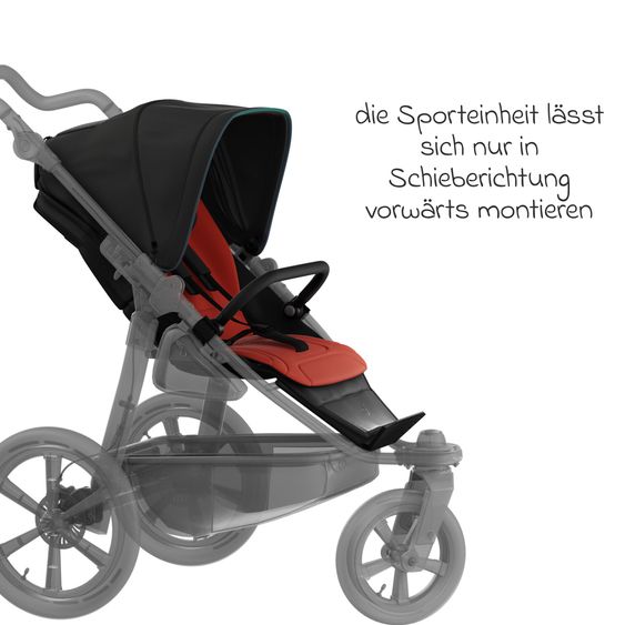 TFK Sport-Einheit XXL Sportsitz für Mono 3/4 & Pro - Anthrazit