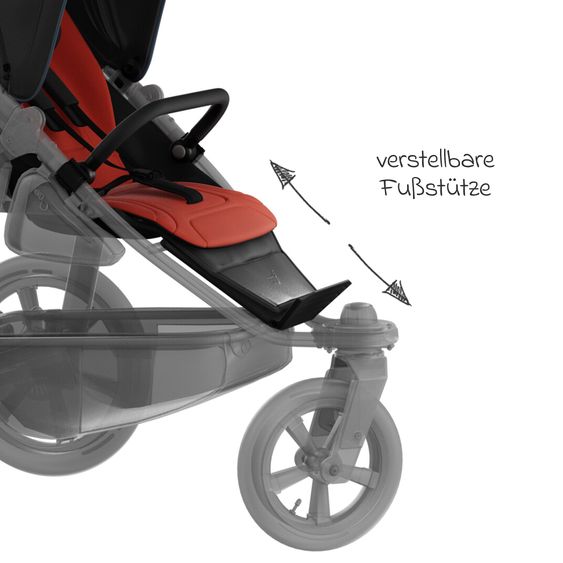 TFK Sport-Einheit XXL Sportsitz für Mono 3/4 & Pro - Anthrazit