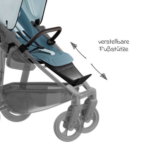 TFK Sport-Einheit XXL Sportsitz für Mono 3/4 & Pro - Blau