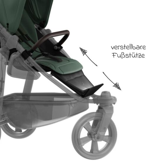 TFK Sport-Einheit XXL Sportsitz für Mono 3/4 & Pro - Olive