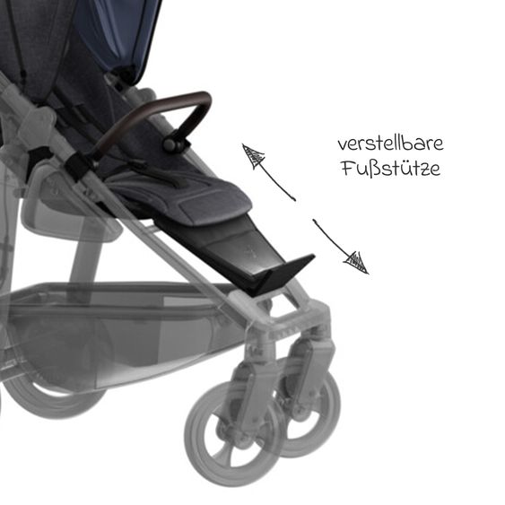 TFK Sport-Einheit XXL Sportsitz für Mono 3/4 & Pro - Premium Schwarz