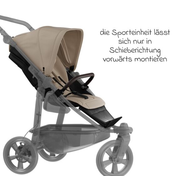 TFK Sport-Einheit XXL Sportsitz für Mono 3/4 & Pro - Sand