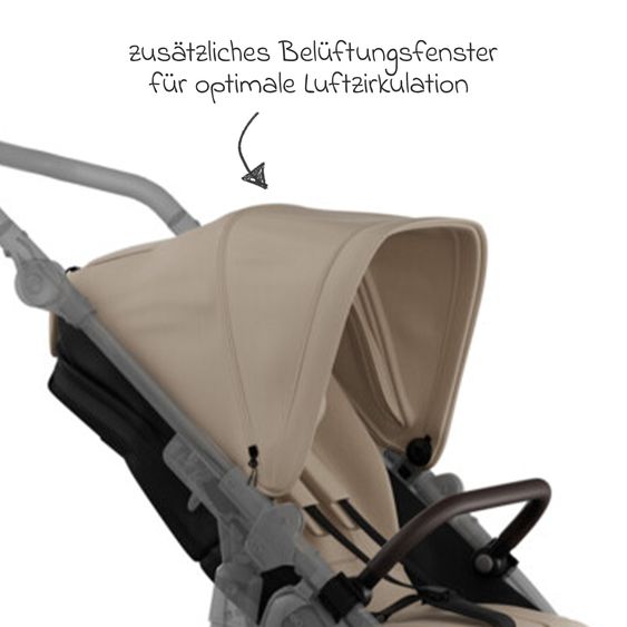 TFK Sport-Einheit XXL Sportsitz für Mono 3/4 & Pro - Sand