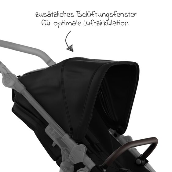 TFK Sport-Einheit XXL Sportsitz für Mono 3/4 & Pro - Schwarz