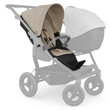 Sports seat (1 x Follow-up Seat) for Duo incl. Footrest, Canopy + Safety Bar - Sand